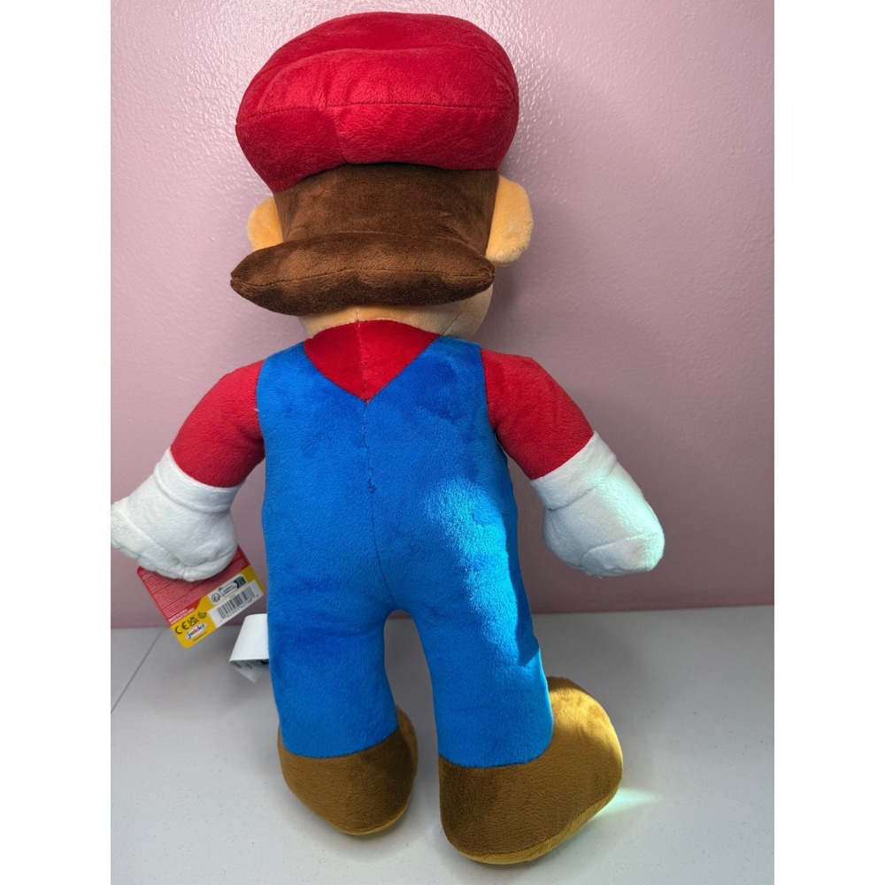 Nintendo Super Mario Jumbo Plush Jakks Pacific 20" Large Stuffed Toy NWT 42748 - Picture 3 of 4
